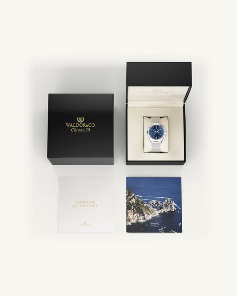 Chrono 39 Sardinia | Waldor & Co. Watches – WALDOR & CO.
