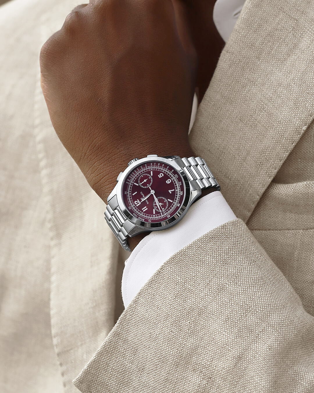 Buy French Connection Burgundy Analogue Watch For Women - FCN0001M Online