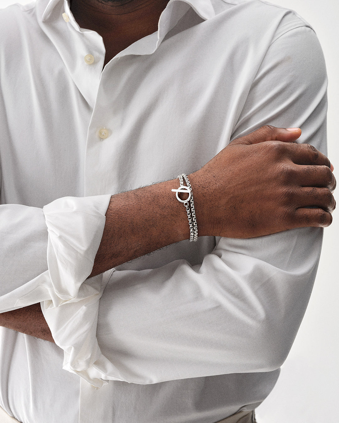 Dual Chain Polished | Waldor & Co. Bracelets – WALDOR & CO.