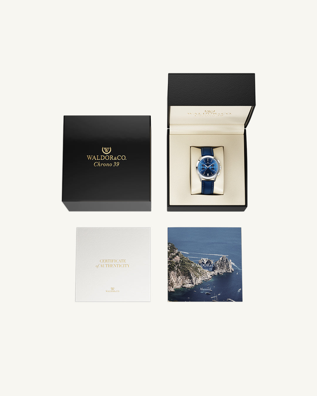 Chrono 39 Sardinia | Waldor & Co. Watches – WALDOR & CO.