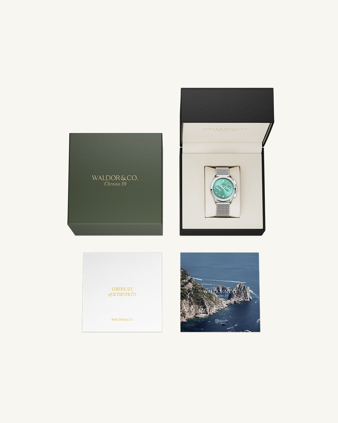 Chrono 39 Sardinia | Waldor & Co. Watches – WALDOR & CO.
