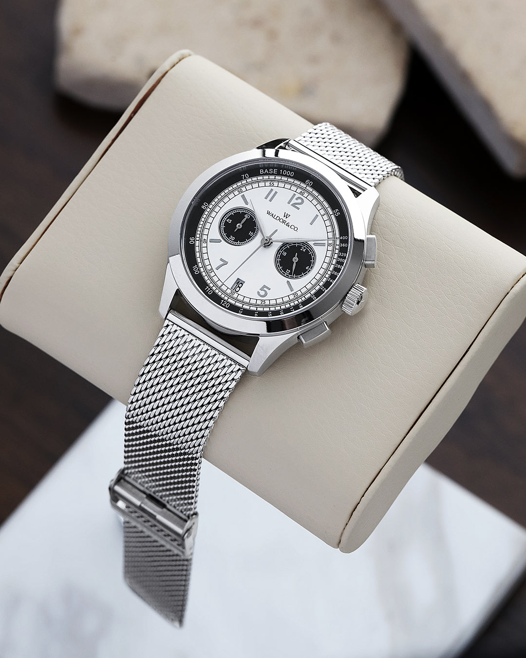 Chrono 44 Sardinia Panda | Waldor & Co. Watches – WALDOR & CO.