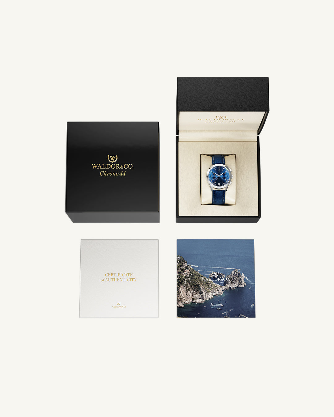 Chrono 44 Sardinia | Waldor & Co. Watches – WALDOR & CO.