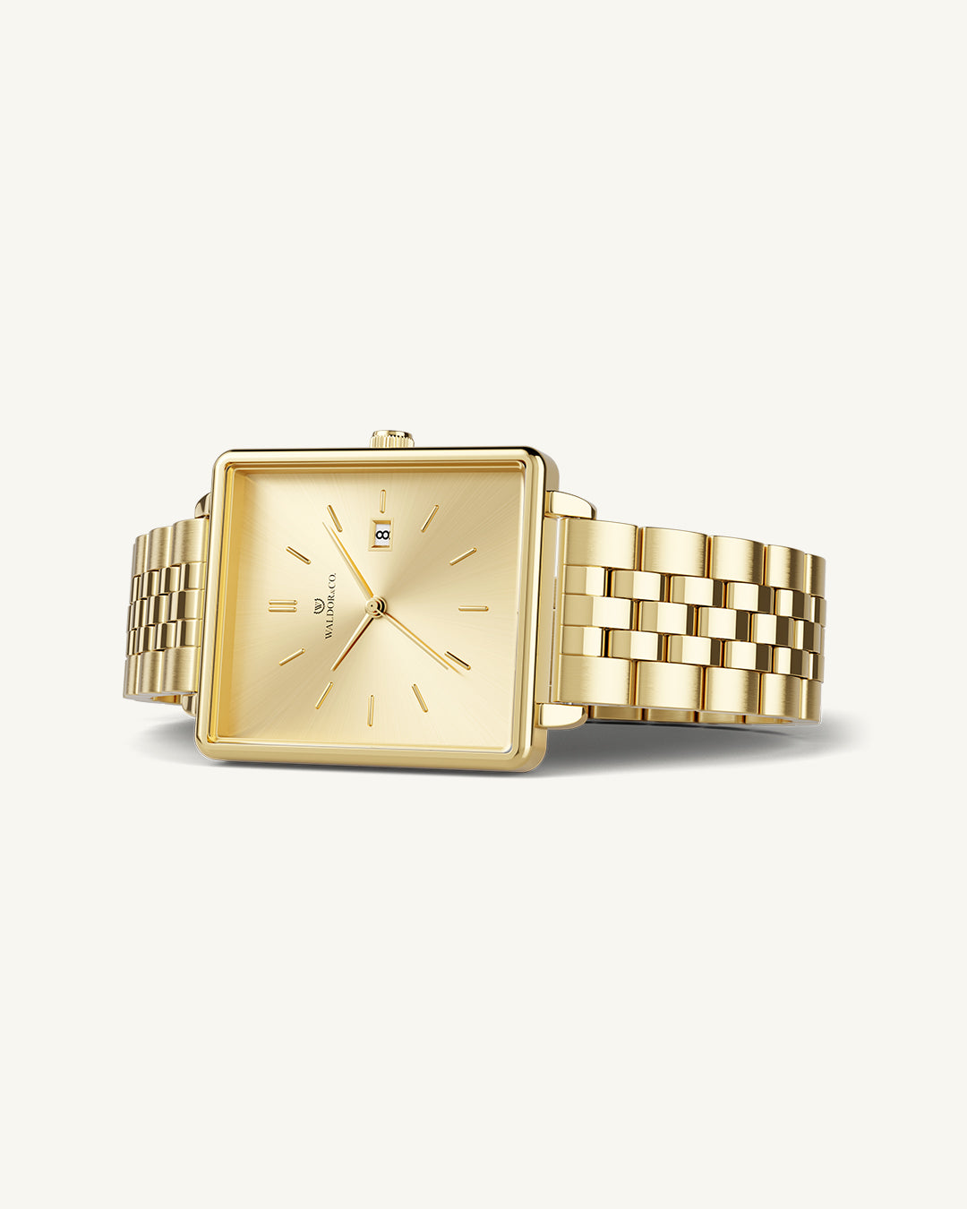Business Watches Golden Quartz Stainless Steel Sport Square Clock  Waterproof Watch Men - Jewelry & Accessories - Temu United Arab Emirates