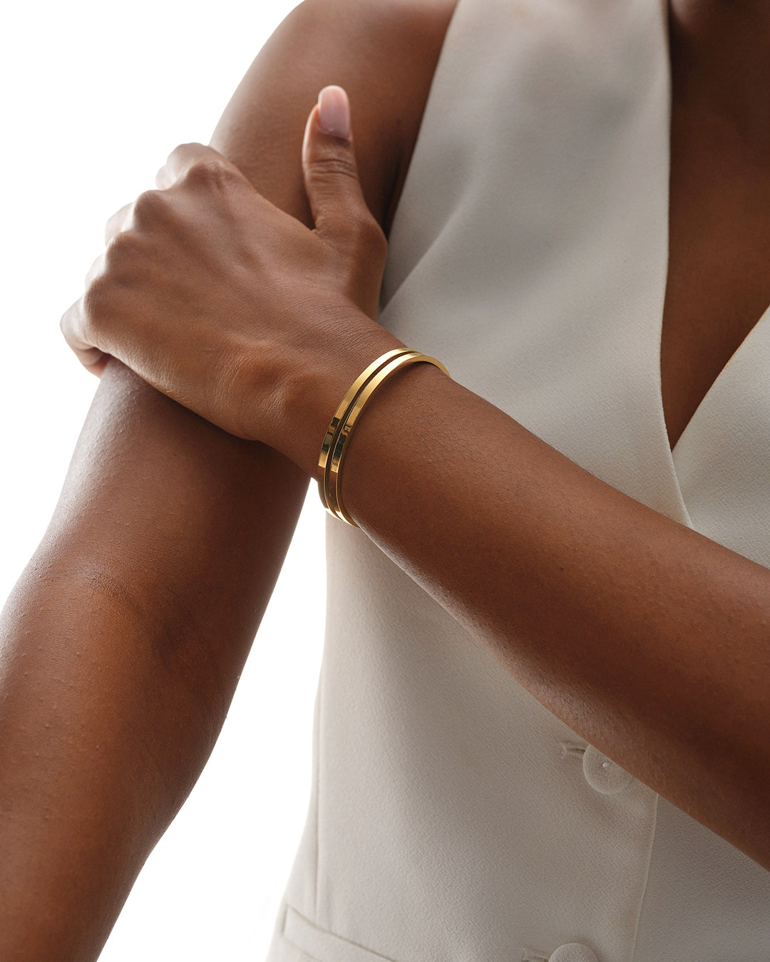 Dual Bangle Polished | Waldor & Co. Bracelets – WALDOR & CO.
