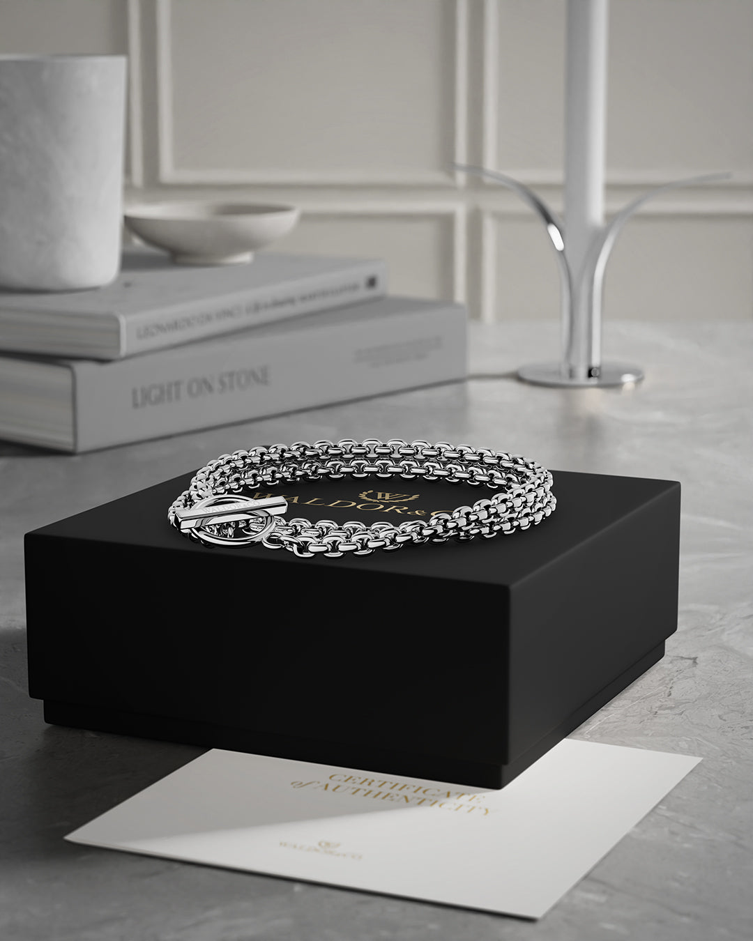 Dual Chain Polished | Waldor & Co. Bracelets – WALDOR & CO.